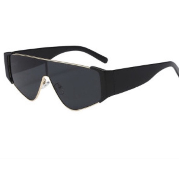 Vintage Shield Retro Sunglasses - Picture 3 of 4